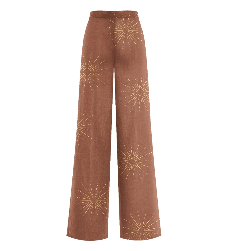 Gentle Gold Long Loose Pants