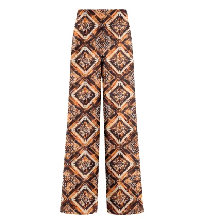 Burning Mandala Long Loose Pants