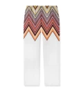 Half Zigzag Mens Long Pants