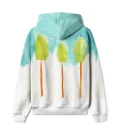 Lonely Trees Mens Oversize Hoodie