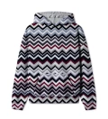 Zig Zag Mens Oversize Hoodie