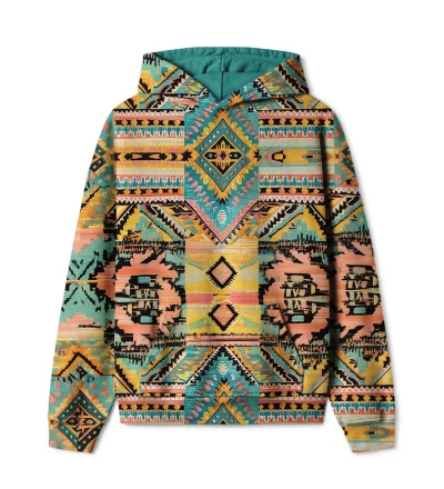 Tribal Art Mens Oversize Hoodie