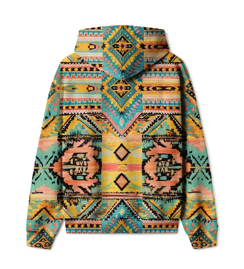 Tribal Art Mens Oversize Hoodie