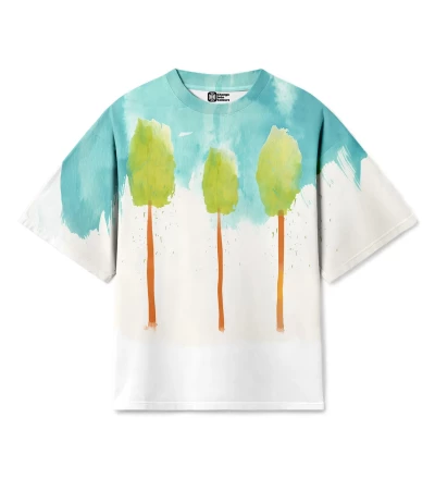 Lonely Trees Mens Oversize T-shirt