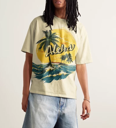 Sunset View Mens Oversize T-shirt