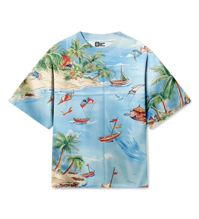 Summer Shawl Mens Oversize T-shirt