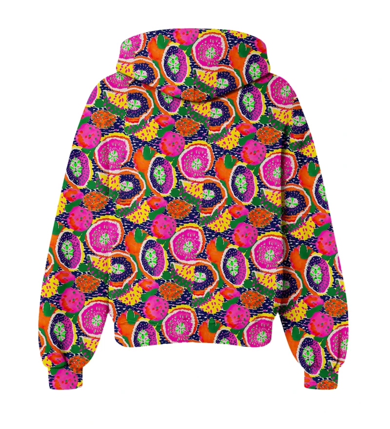 Colorful Fruits Womens Oversize Hoodie