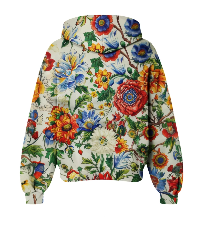 Blooming Meadow Womens Oversize Hoodie