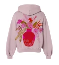 Pinky Bouquet Womens Oversize Hoodie