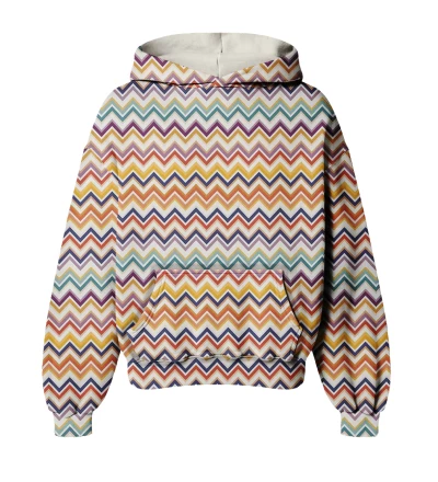 Multicolor Fiesta Womens Oversize Hoodie