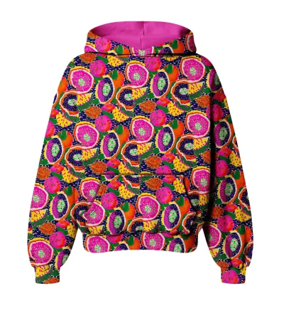 Colorful Fruits Womens Oversize Hoodie