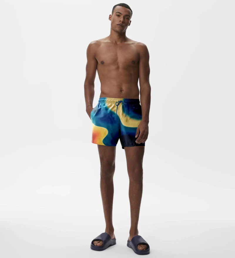 Blue Flow Swim Shorts