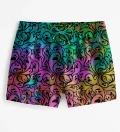 Colorful Ghost Swim Shorts