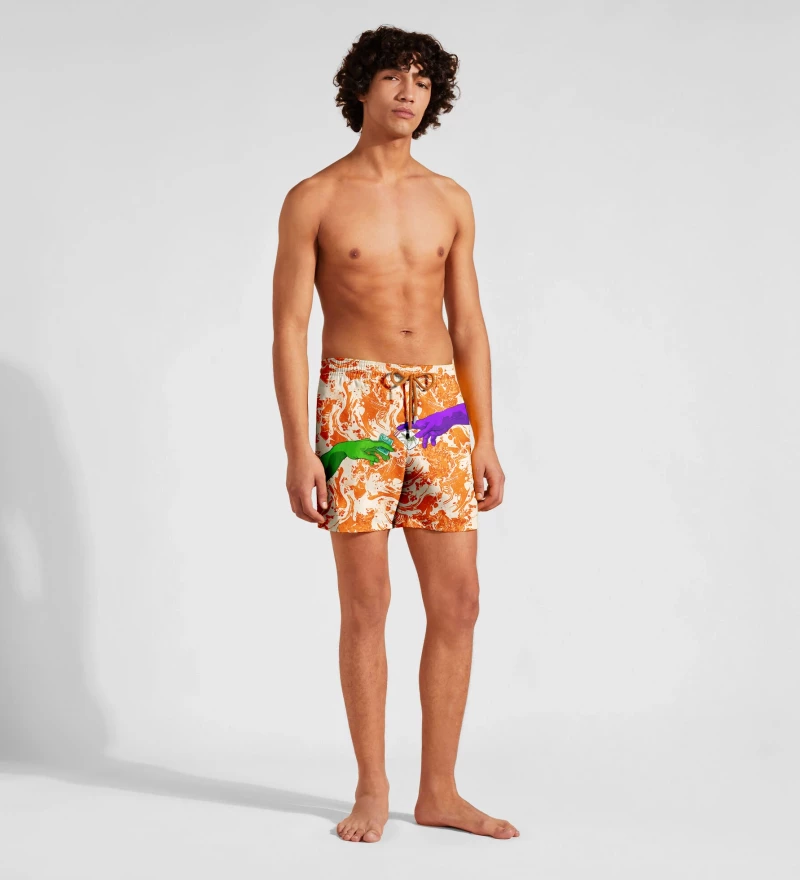 Creation Of Weed Swim Shorts