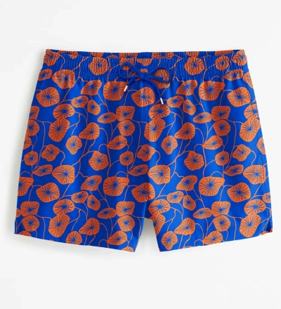 Flora Blue Swim Shorts