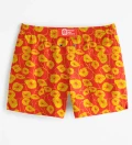 Flora Red Swim Shorts