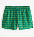 Green Sailboats Swim Shorts