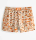 Palm Tree Orange Swim Shorts