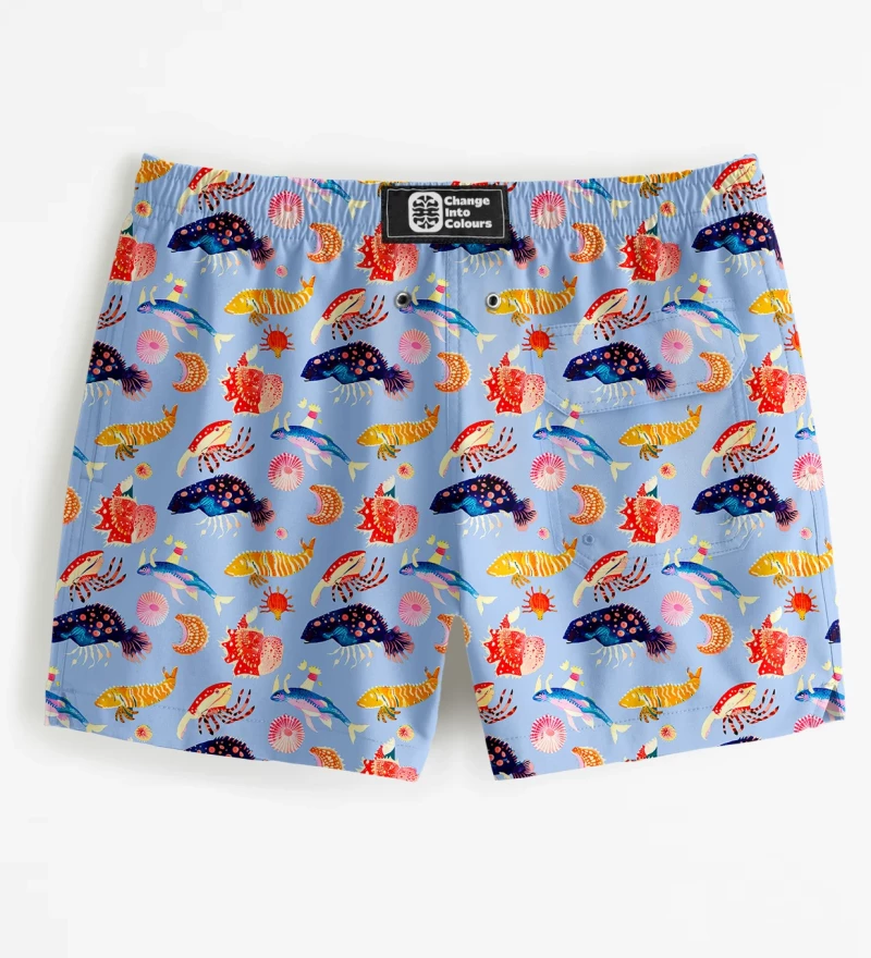 Sea Animals Swim Shorts