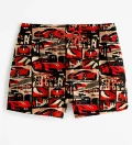 Rosso Corsa Swim Shorts