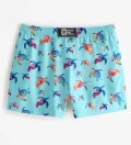 Watercolor Turtle Swim Shorts