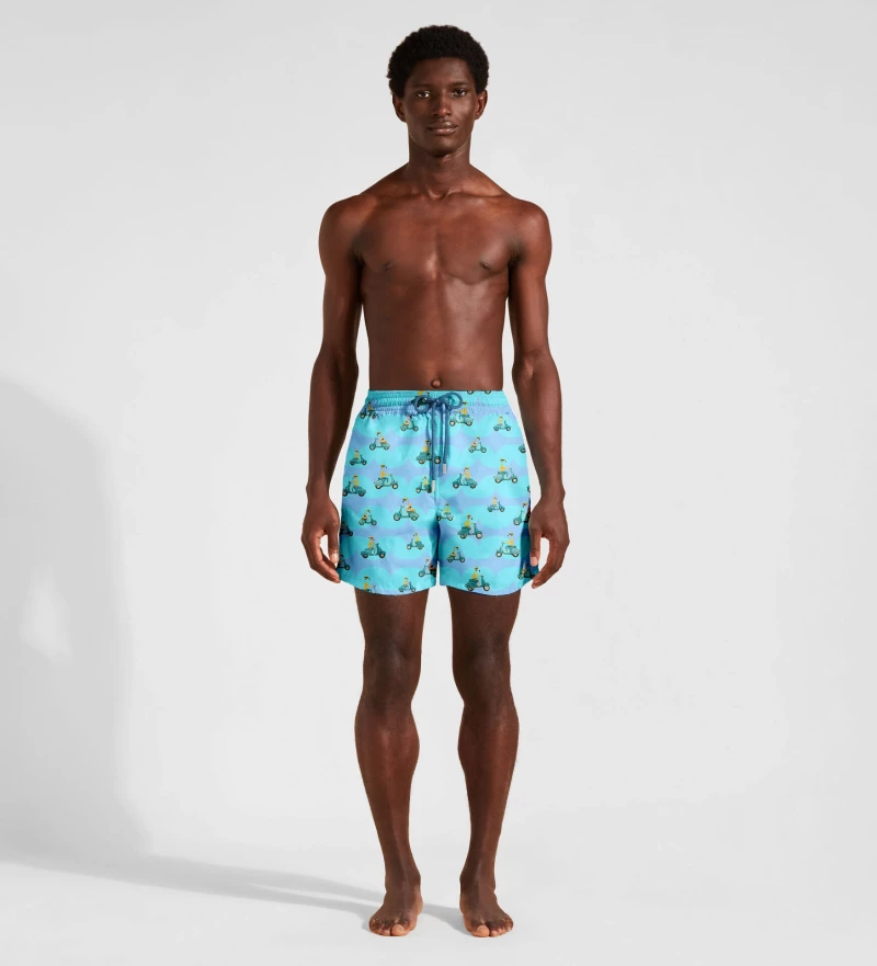 Vespa Flamingo Swim Shorts