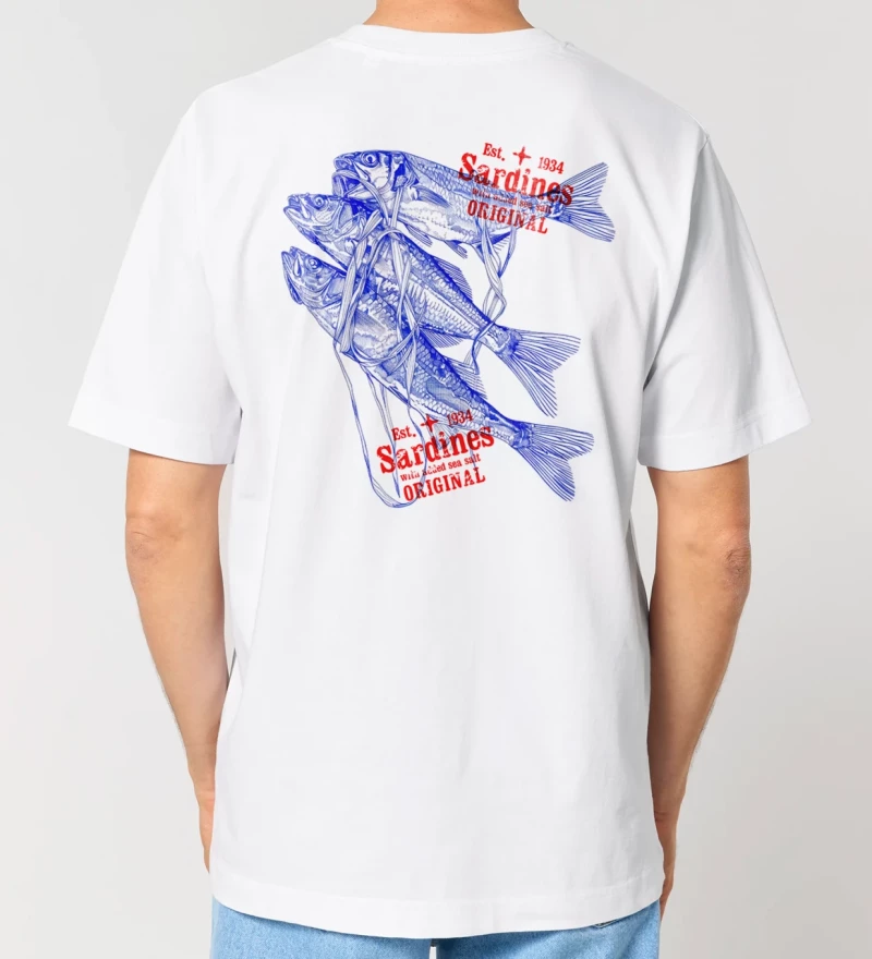 Sardines cotton t-shirt