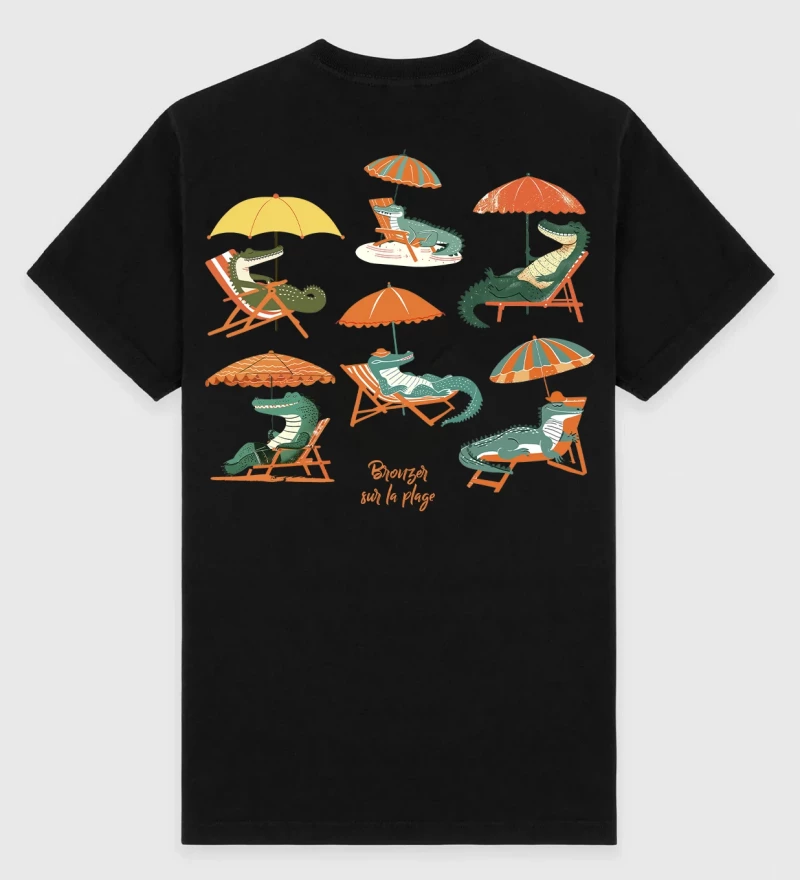 Crocodiles black t-shirt