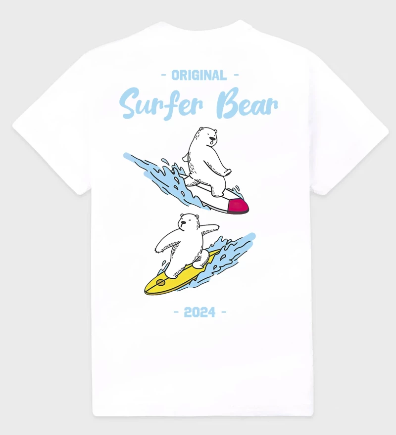 T-shirt Surfer Bear