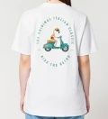 Scooter Flamingo Womens T-shirt