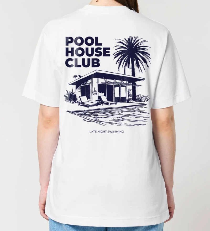 Pool House Club Womens T-shirt