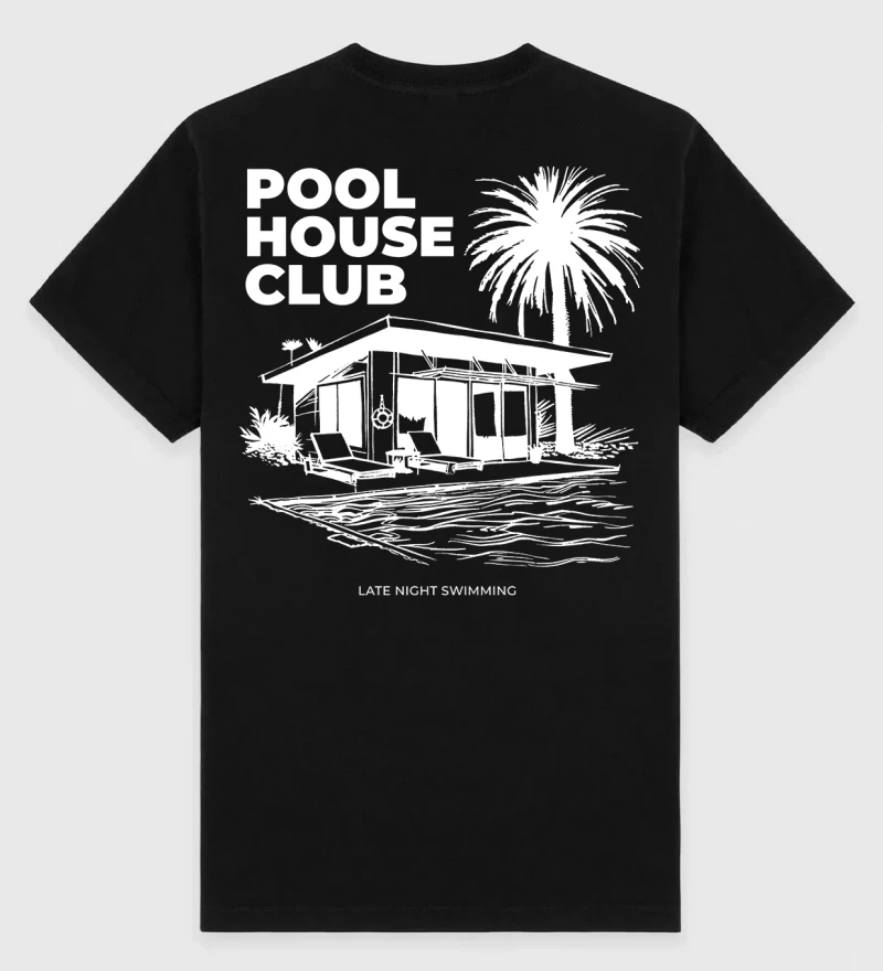 Pool House Club Womens T-shirt