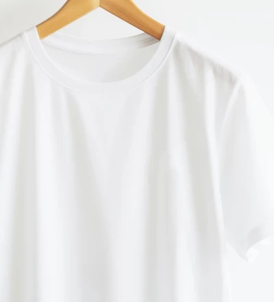 White cotton t-shirt