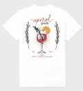 Aperol white cotton t-shirt back