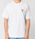 Aperol white mens cotton t-shirt