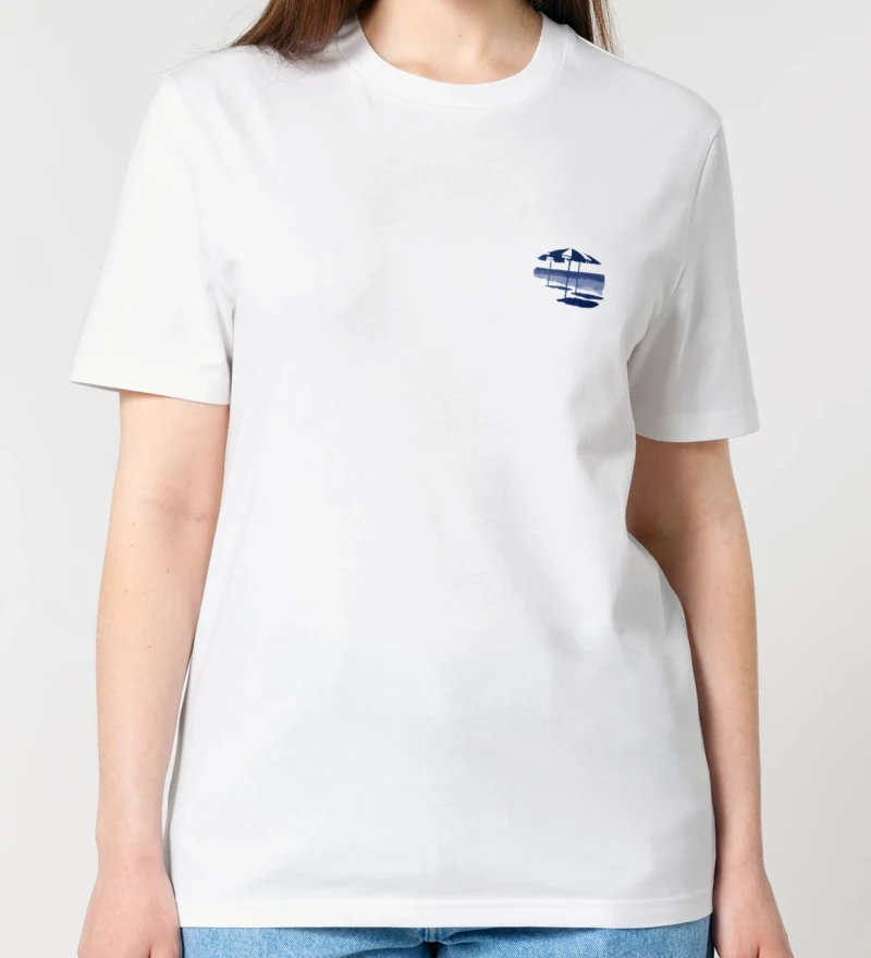 Costa Azzurra white womens cotton t-shirt