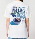 Fichi Viola white womens cotton t-shirt back