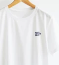 Pool House Club white t-shirt close up