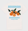 Arancia natural cotton t-shirt back