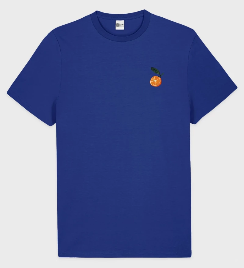 Arancia navy cotton t-shirt