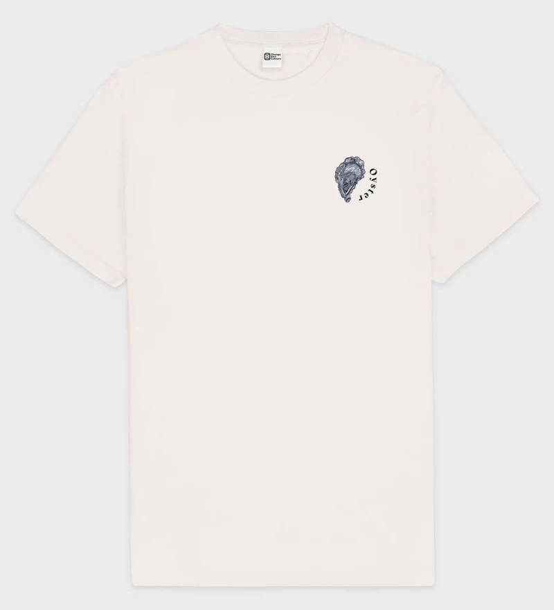 Oyster natural cotton t-shirt