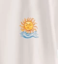 Saint Tropez Soleil natural cotton t-shirt design