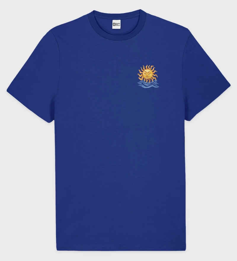 Saint Tropez Soleil navy cotton t-shirt