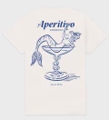 Aperitivo natural womens cotton t-shirt back