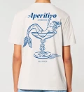 Aperitivo natural womens cotton t-shirt back