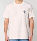 Oyster natural mens cotton t-shirt