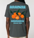 Arancia anthracite mens cotton t-shirt back