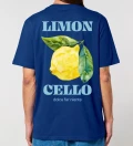 Limoncello navy mens cotton t-shirt back