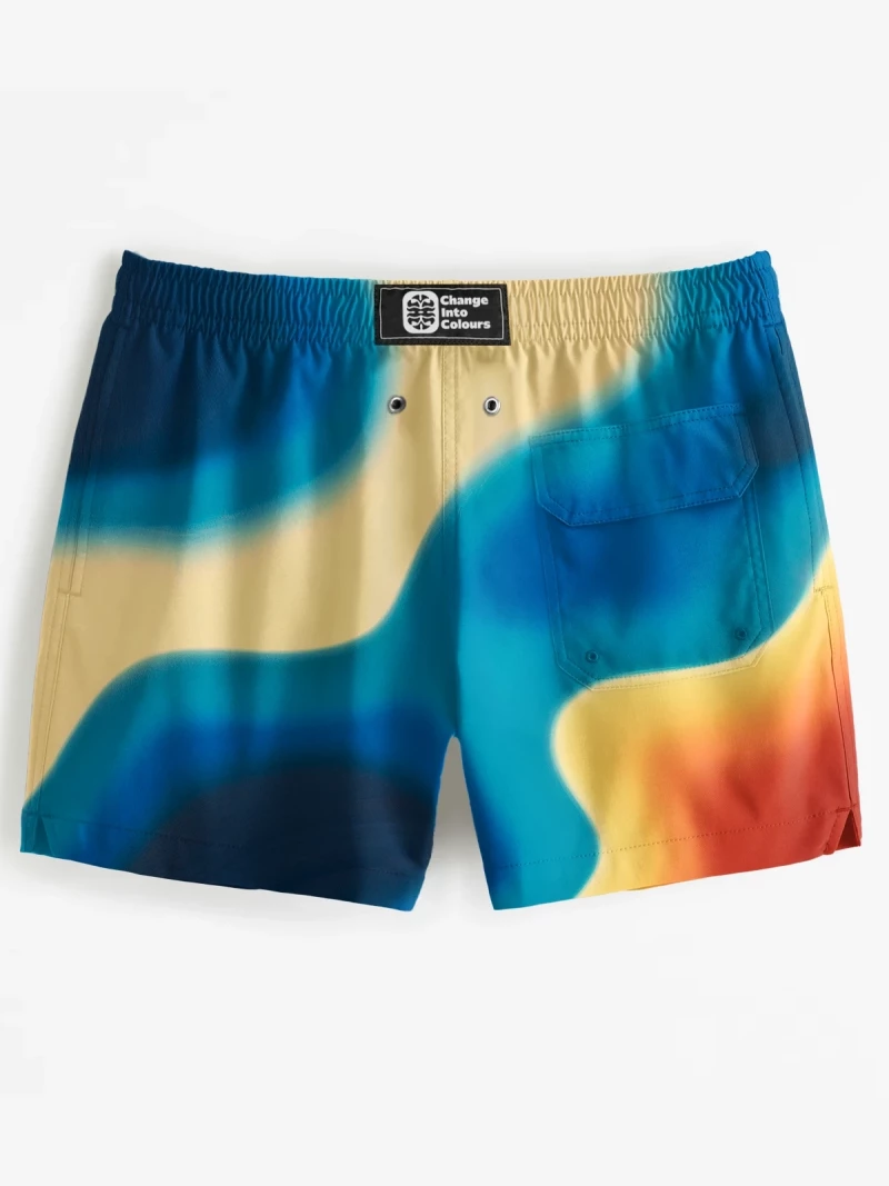 Blue Flow Swim Shorts