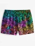 Colorful Ghost Swim Shorts